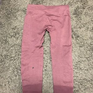 Lululemon 7/8 Maroon Midrise Tight